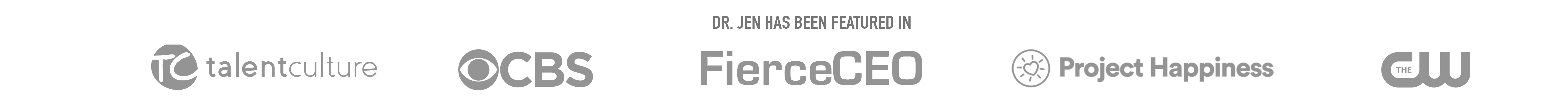 Dr Jen Faber Media Logos Dr Jen Faber Media Logos